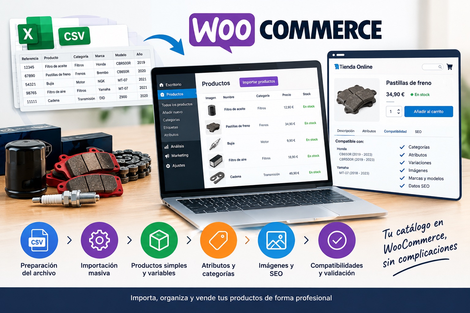 CSV Woocommerce