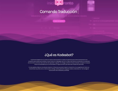 KodeaBot – Plataforma de herramientas para streamers